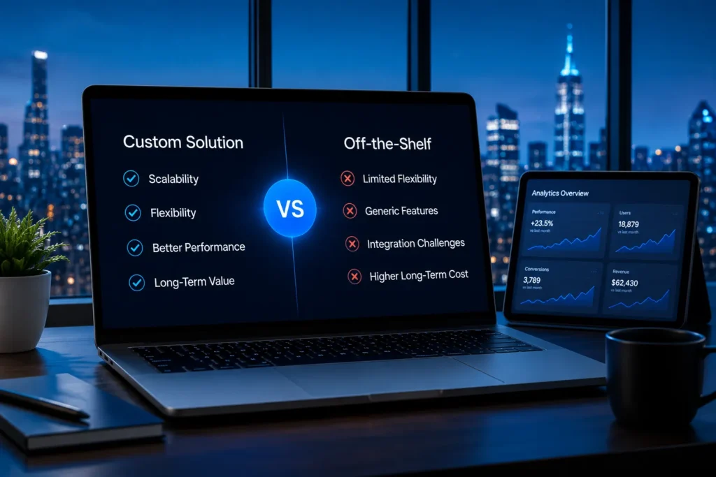 Custom Software vs. Off-the-Shelf Solutions: Which Is Right for Your Business?